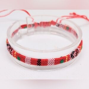 Men's Bracelet Striped Punk New f40